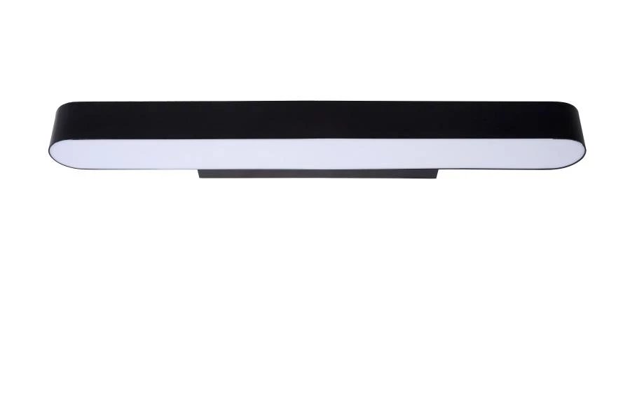 Lucide MADELON - Wandlamp Badkamer - LED - 1x9W 2700K - IP44 - Zwart - uit